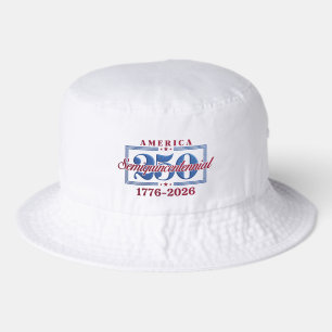America 250 Semiquincentennial Graphic – 1776-2026 Bucket Hat