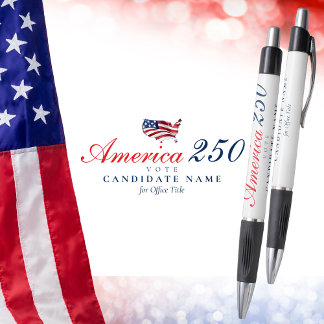 America 250 Semiquincentennial Keepsake Patriotic Pen