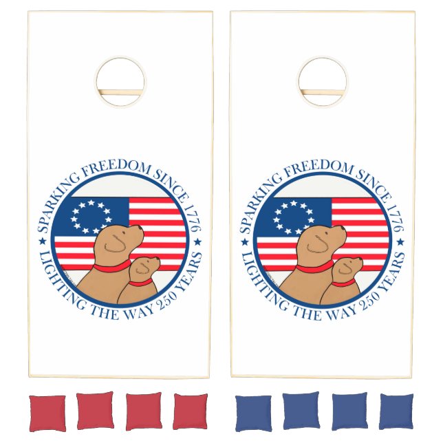 America 250 Sparking Freedom Cornhole Set (Set)