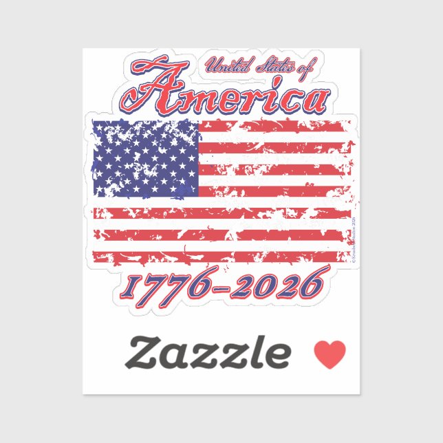 America 250 sticker (Sheet)