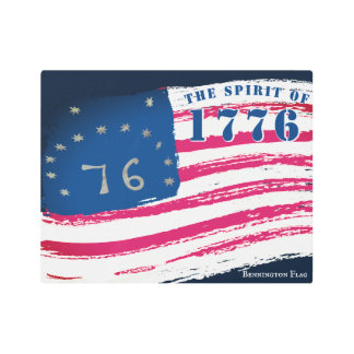 America 250 The Spirit of 76 1776 Bennington Flag Metal Print