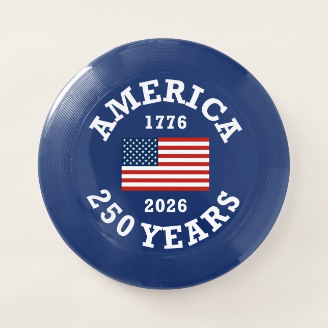 America 250 w/Flag Frisbee (Front)