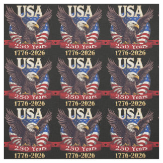 America 250 Watch 1776-2026 American Flag Eagle Fabric