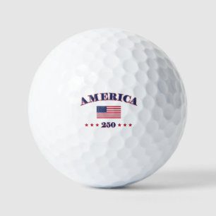 America 250 with the American Flag Golf Balls