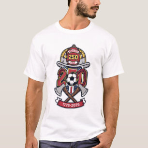 America 250 & World Cup 2026 Firefighter Edition T-Shirt