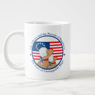 America 250 Year Anniversary Founding Fathers Giant Coffee Mug