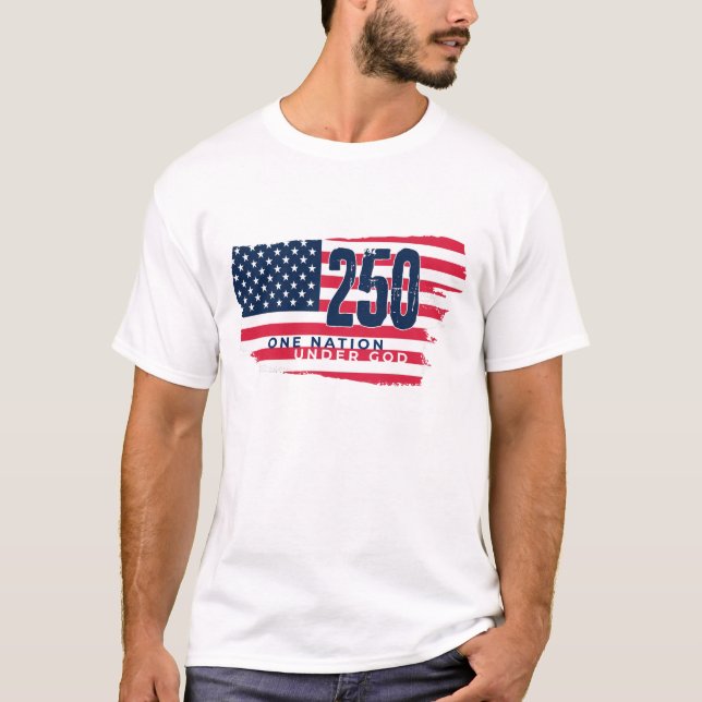  America 250 Years 1776 2026 250th Anniversary T-Shirt (Front)