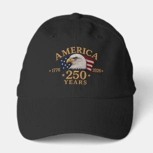 America 250 Years 1776–2026 Patriotic Eagle  Performance Cap