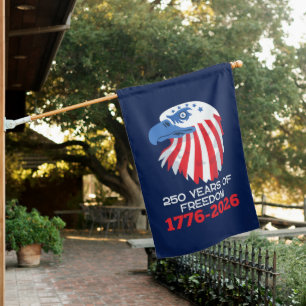 America 250 Years 250th Anniversary Independence House Flag