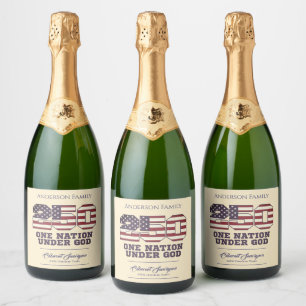 America 250 Years 250th Anniversary Independence Sparkling Wine Label
