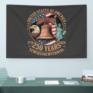 America 250 Years Banner