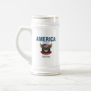 America 250 Years Eagle 1776–2026 Commemorative Beer Stein