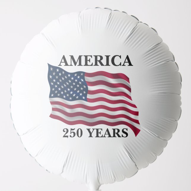 America 250 Years Flag Balloon (Front)
