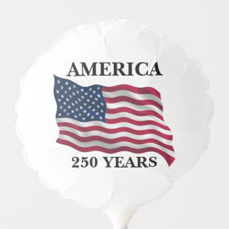 America 250 Years Flag Balloon