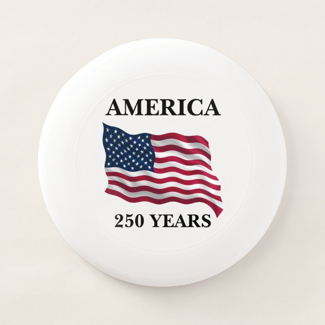 America 250 Years Flag Wham-O Frisbee (Front)