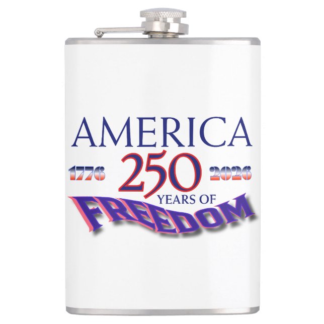 AMERICA 250 YEARS OF FREEDOM FLASK (Front)
