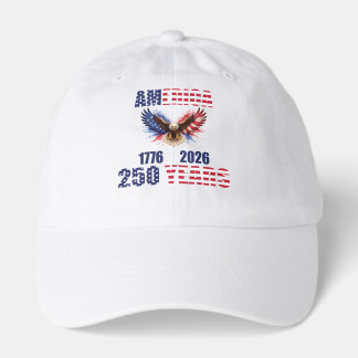 America 250 Years – Patriotic Eagle 1776–2026 USA Hat