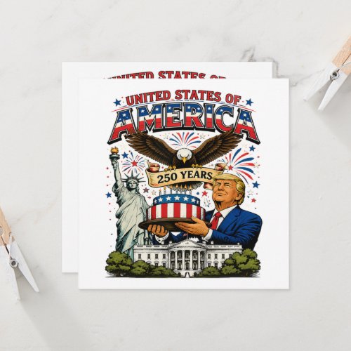 America 250 Years Patriotic Eagle Celebration