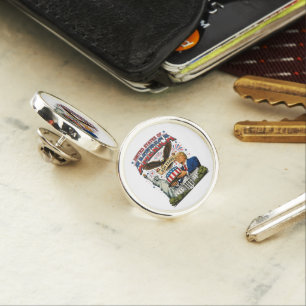 America 250 Years Patriotic Eagle Celebration Lapel Pin