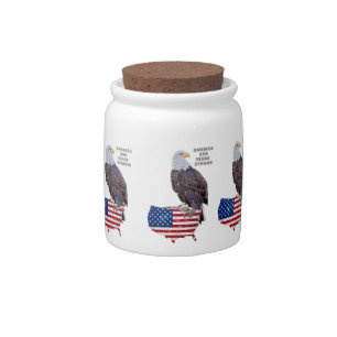 America 250 years Strong Candy Jar