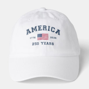 America 250 Years USA United States Flag July 4th  Hat