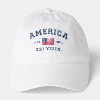America 250 Years USA United States Flag July 4th  Hat