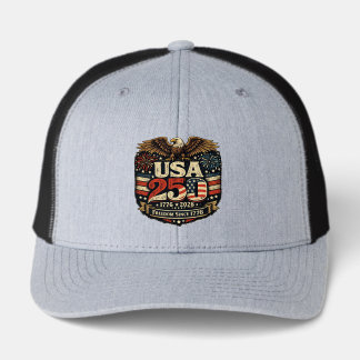 America 250th 1776-2026 Patriotic Trucker Hat