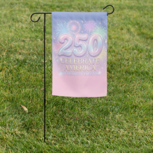 America 250th Anniversary 1776–2026  Garden Flag