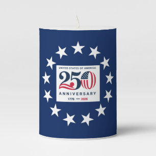 America 250th Anniversary Betsy Ross Flag Candle