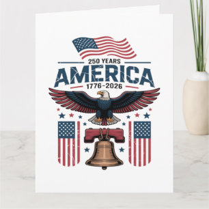 america 250th anniversary card