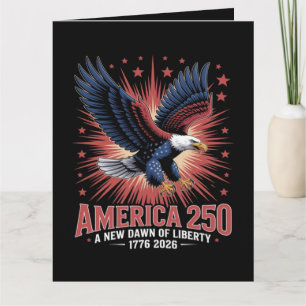 America 250th Anniversary Card