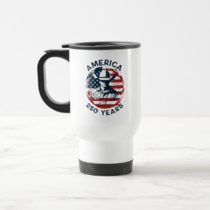 America 250th Anniversary Cowboy 1776-2026 Travel Mug