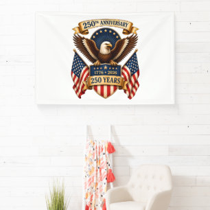 America 250th Anniversary Eagle Banner