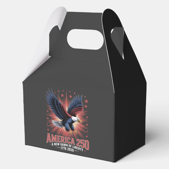 America 250th Anniversary Favor Boxes (Front)