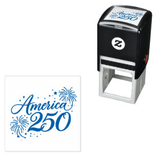 America 250th Anniversary Fireworks – Elegant  Self-inking Stamp