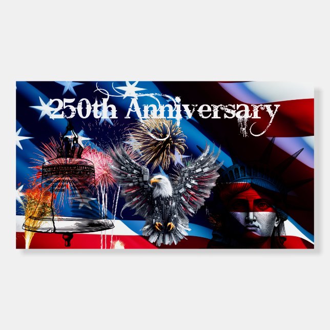 America 250th Anniversary Foam Board (Front)