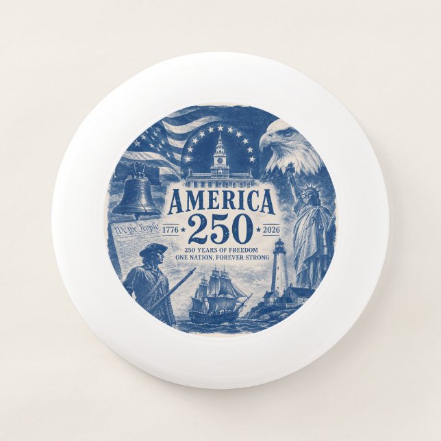 America 250th anniversary frisbee  (Front)
