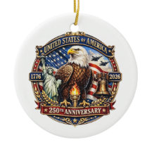 america 250th anniversary ornament 2026