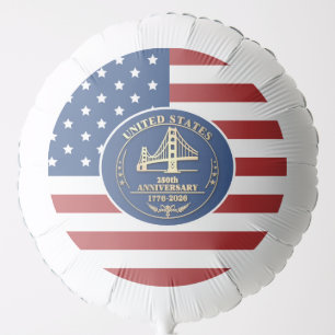 America 250th Anniversary Patriotic 1776-2026 Balloon