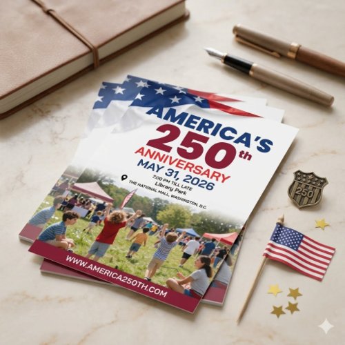 America 250th Anniversary Patriotic Gala Invitation