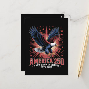 America 250th Anniversary Postcard