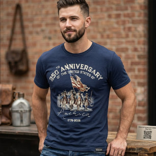 America 250th Anniversary Revolutionary War TShirt
