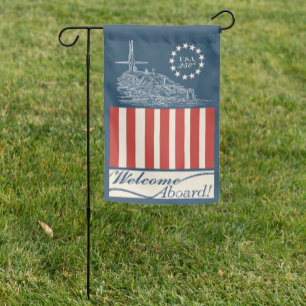 America 250th Anniversary SSBN Garden Flag