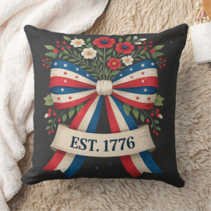 America 250th Anniversary Throw Pillow