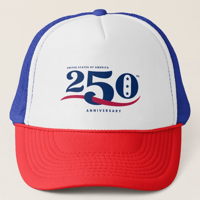 America 250th Anniversary Trucker Hat (Front)