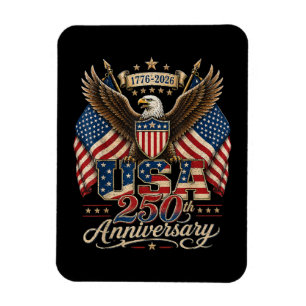 America 250th Anniversary USA 1776 2026 Magnet