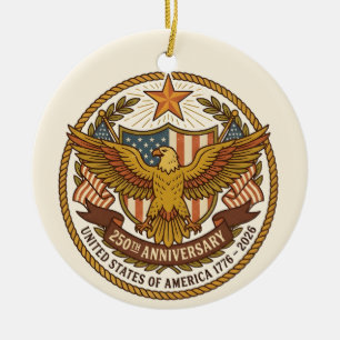 America 250th Anniversary USA 250th Ornament