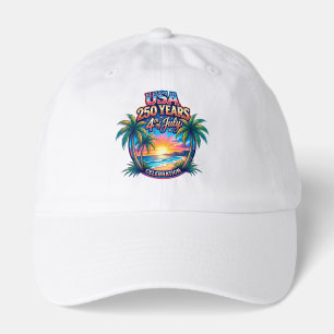 America 250th anniversary USA Palm Beach Hat