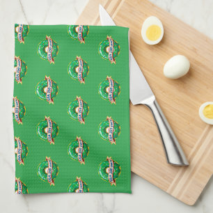 America 250th anniversary USA with sweet donut Kitchen Towel