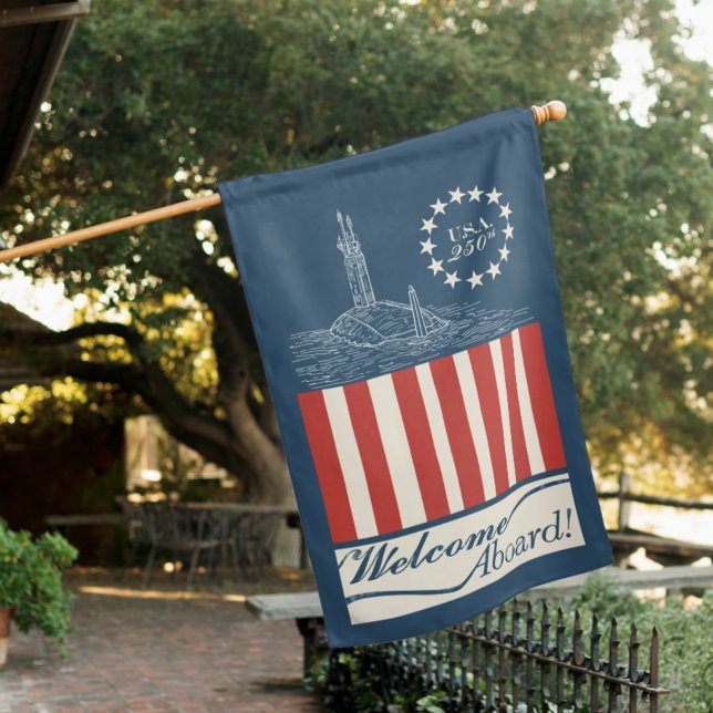 America 250th Anniversary VA SSN House Flag (America 250th Anniversary VA SSN House Flag)